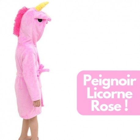Acheter Peignoir Robe de Chambre Licorne Fille | peignoir licorne Rose pas  cher : Bébé \u0026 Enfant : Petite Fille