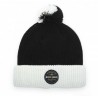 Bonnet homme noir et blanc 