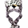 Bonnet léopard blanc